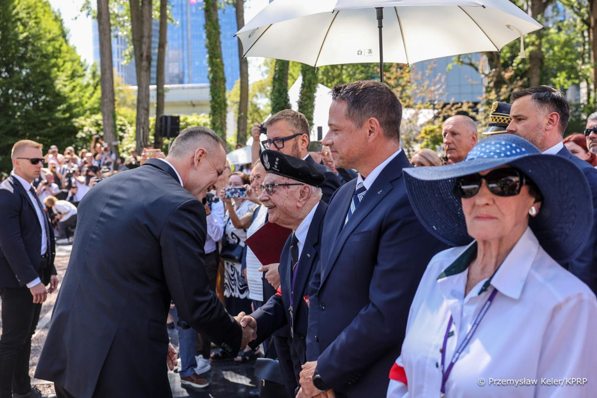 Poruszające sceny z Nawrockim. Tak potraktował uczestniczkę Powstania Warszawskiego
