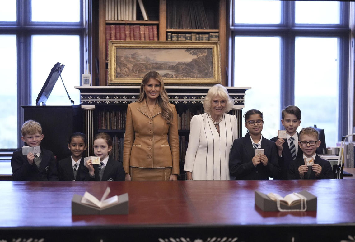 Pierwsza Dama USA w Windsorze spotkała się z królową Kamilą i księżną Kate