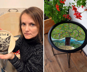 Gliniane mozaiki Gosi. Dobrze, że od dziecka lubię puzzle