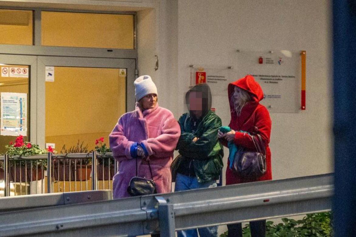 Grażyna Szapołowska w  szpitalu