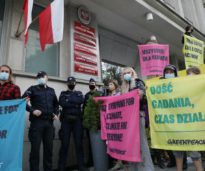Aktywiści Greenpeace zablokowali gmach Ministerstwa Aktywów Państwowych