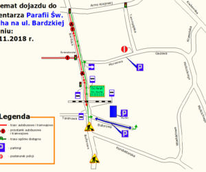 Organizacja ruchu wokół wrocławskich cmentarzy