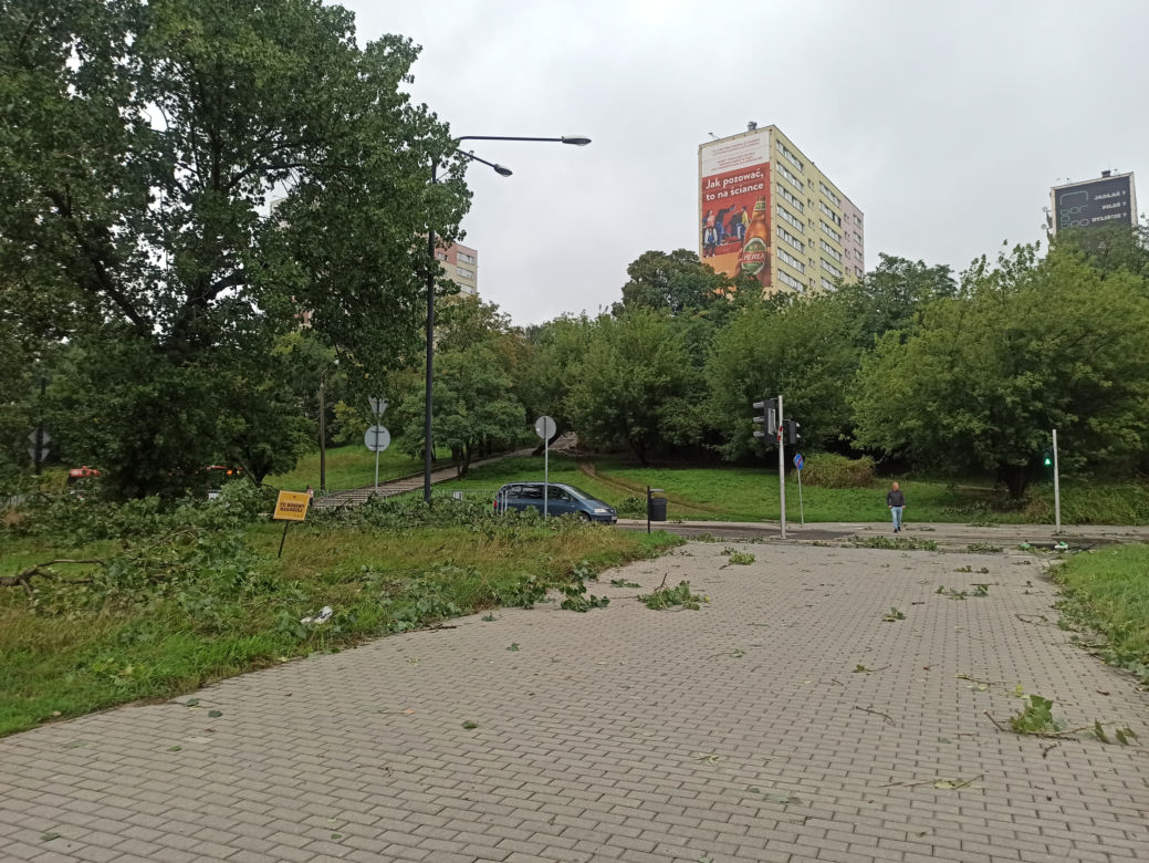Przez Lublin przeszła potężna nawałnica. Trwa usuwanie jej skutków. 