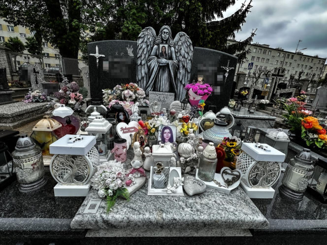 Anioł strzeże grobu Mai z Mławy dzień i noc
