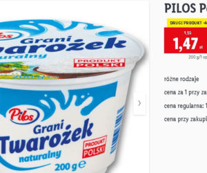 Polski twarożek grani 1,47 zł/200 g, przy zakupie dwóch