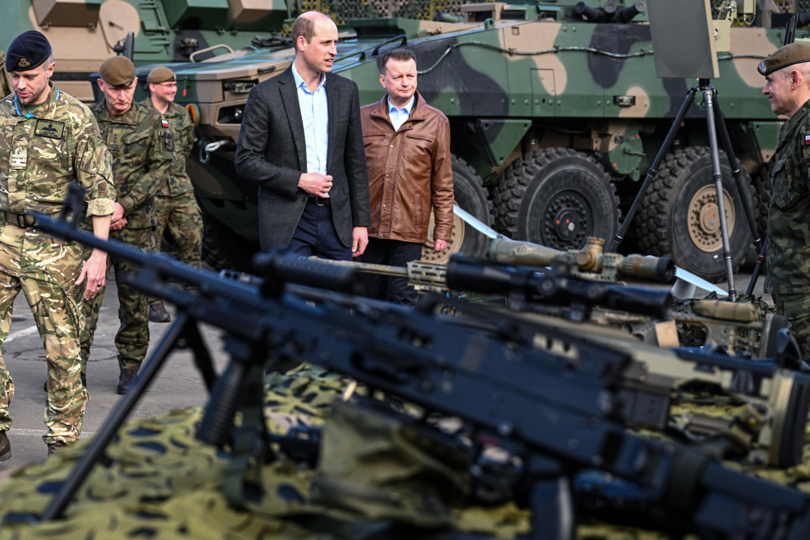 Książę William z wizytą w Polsce. Odwiedził żołnierzy w Rzeszowie