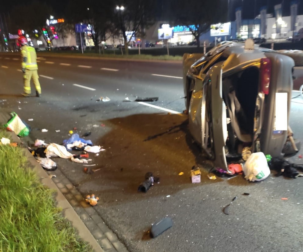 Groźny wypadek na Al. Konstytucji 3 Maja w Lesznie
