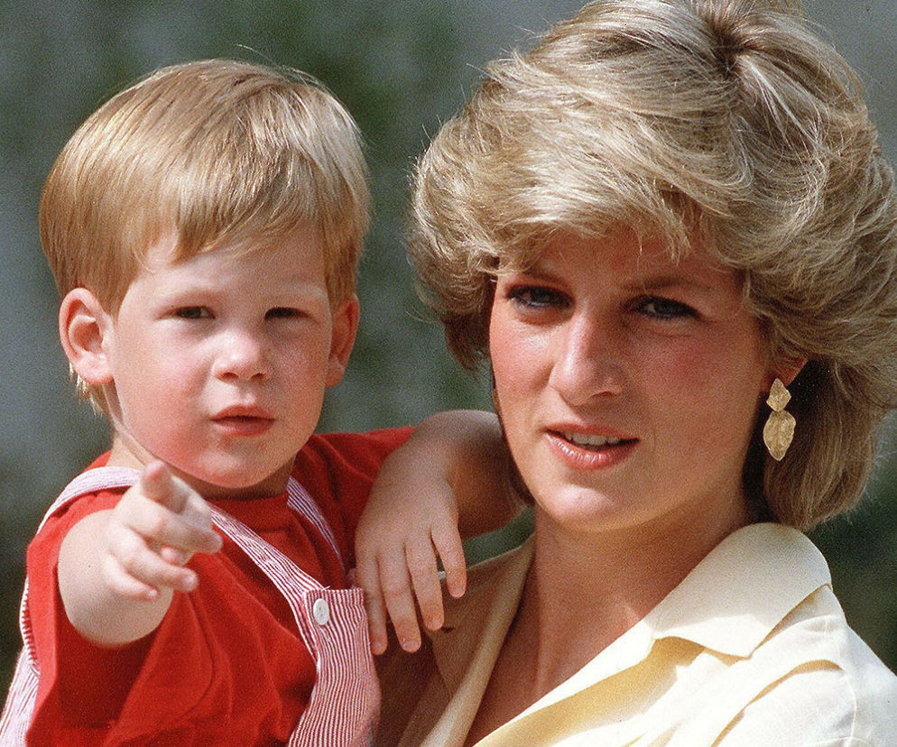 Księżna Diana z Księciem Harrym