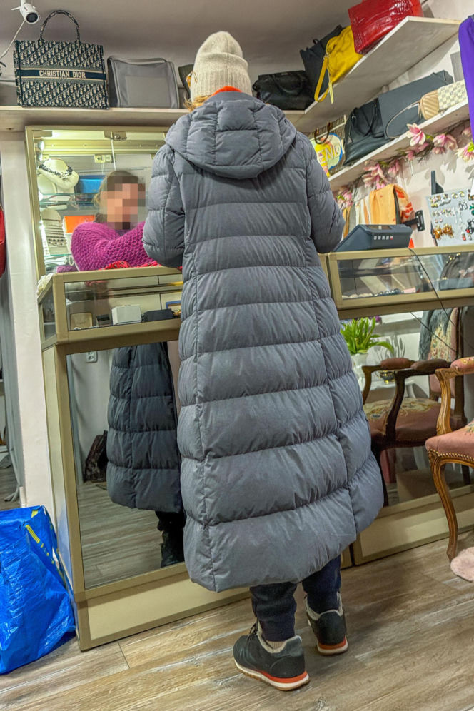 Barbara Bursztynowicz ubiera się w komisie