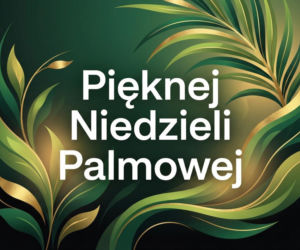 Kartka na Niedzielę Palmową