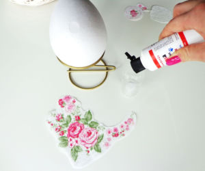 Pisanki decoupage krok po kroku: krok drugi