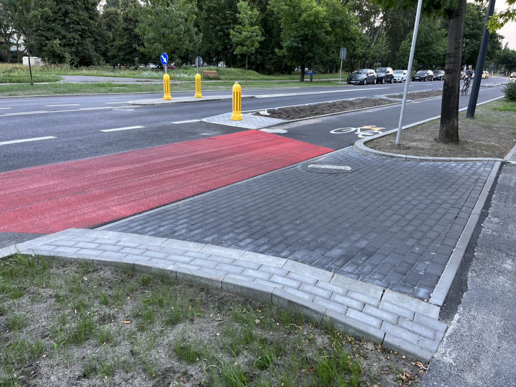 Trwają prace na ulicy Sokratesa na Bielanach 