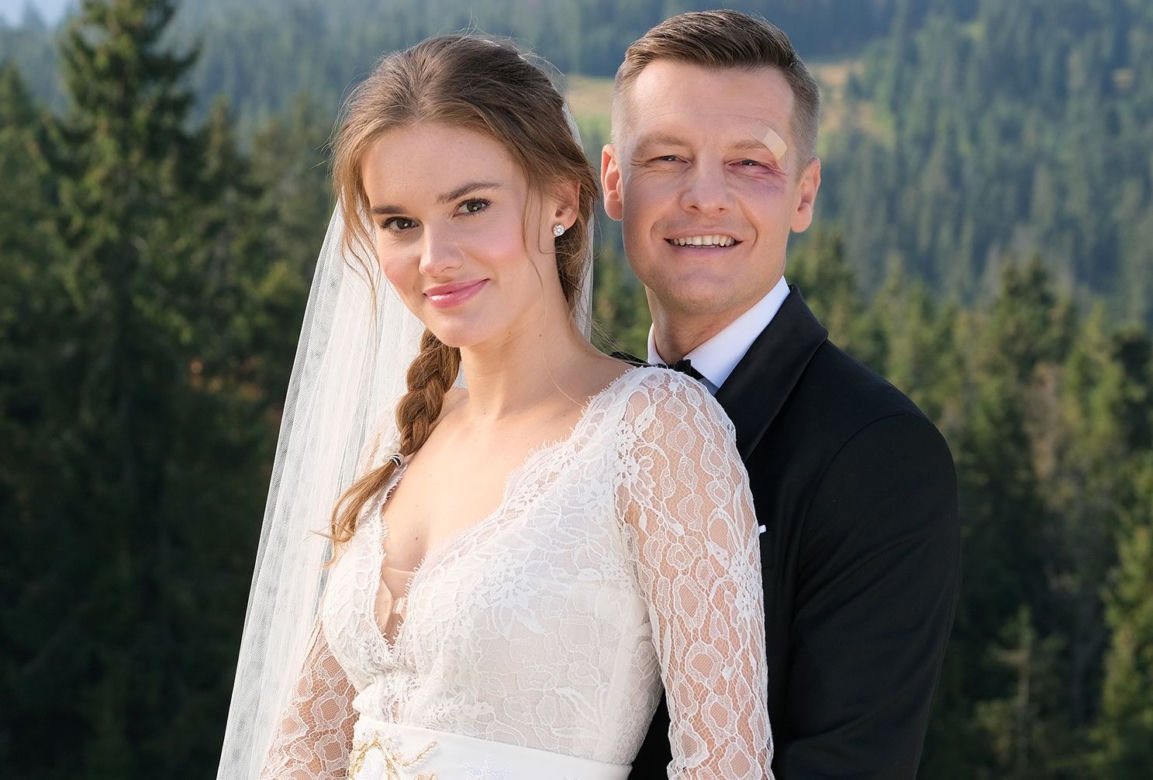 M jak miłość odc. 1634. Franka (Dominika Kachlik), Paweł (Rafał Mroczek)