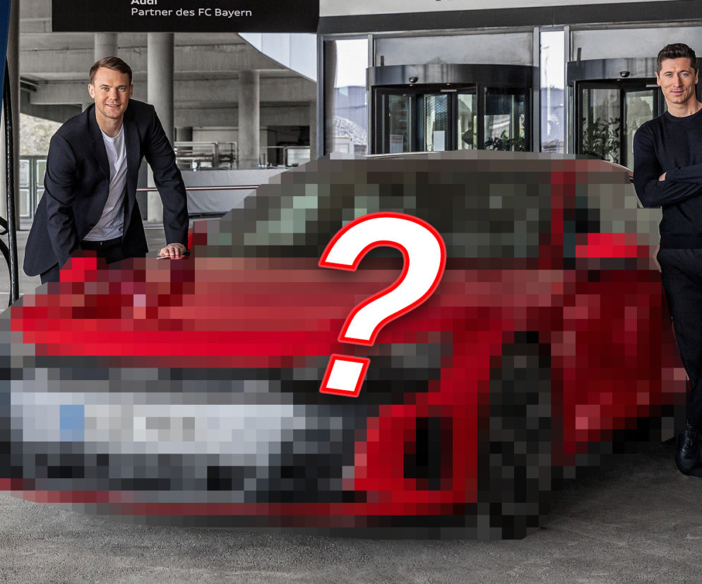 Robert Lewandowski i Audi e-tron GT
