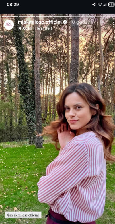 M jak miłość po wakacjach. Kasia (Paulina Lasota) na planie