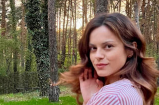 M jak miłość po wakacjach. Kasia (Paulina Lasota) na planie