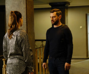 Komisarz Mama 3 odc. 1. Piotr Żeromski (Wojciech Zieliński), Patrycja (Anna Dereszowska)