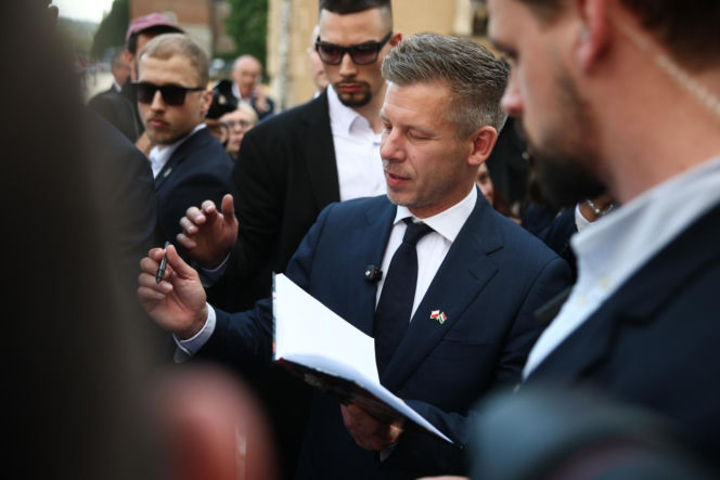 Peter Magyar w Krakowie
