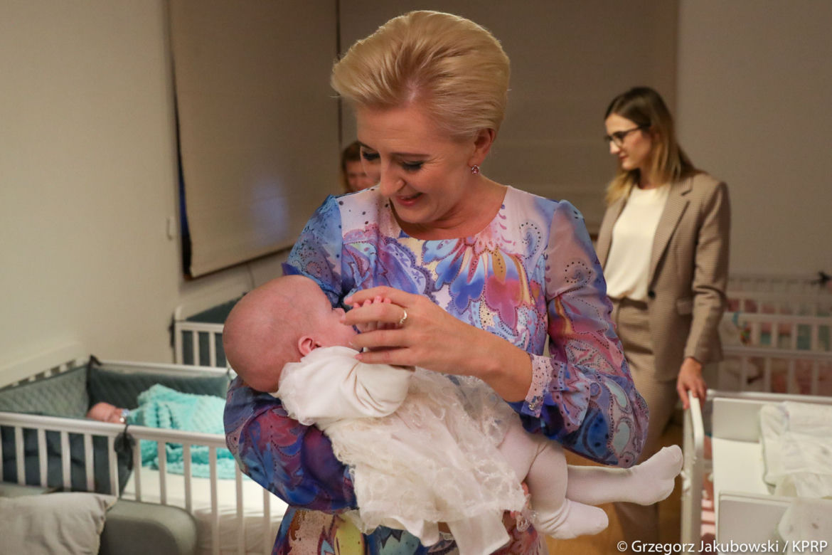 Para prezydencka u sześcioraczków w Małopolsce