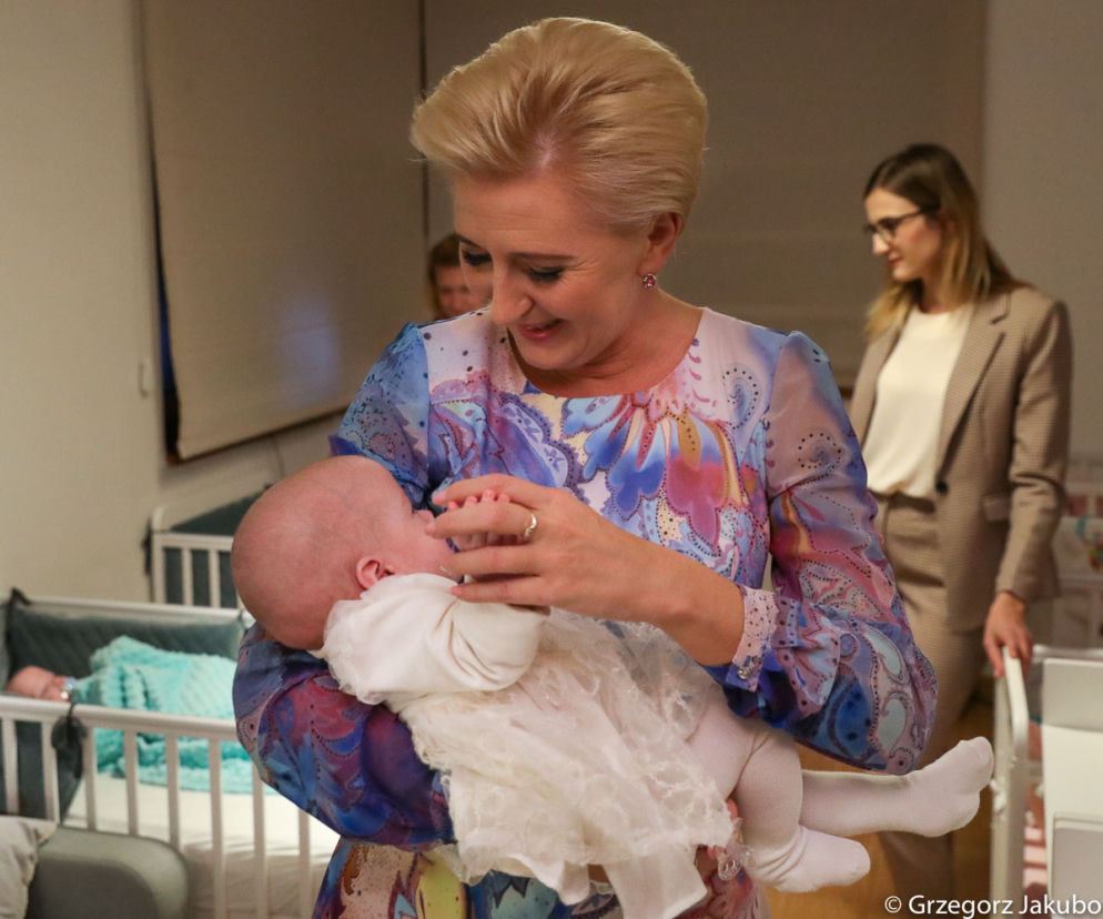 Para prezydencka u sześcioraczków w Małopolsce