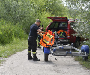 Trwają poszukiwania Dawidka, straż przeszukuje rzekę 