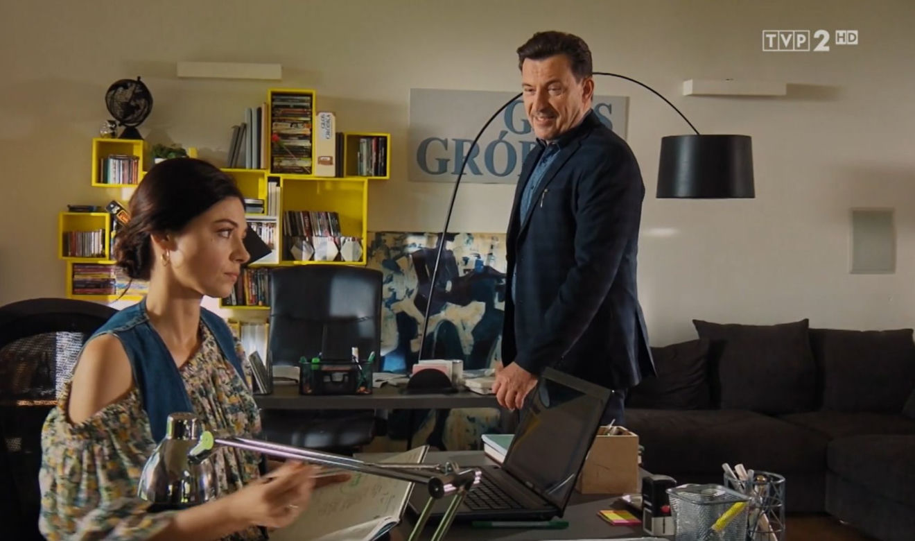 M jak miłość, odcinek 1622: Iza (Adriana Kalska), Bosacki (Dariusz Kordek)