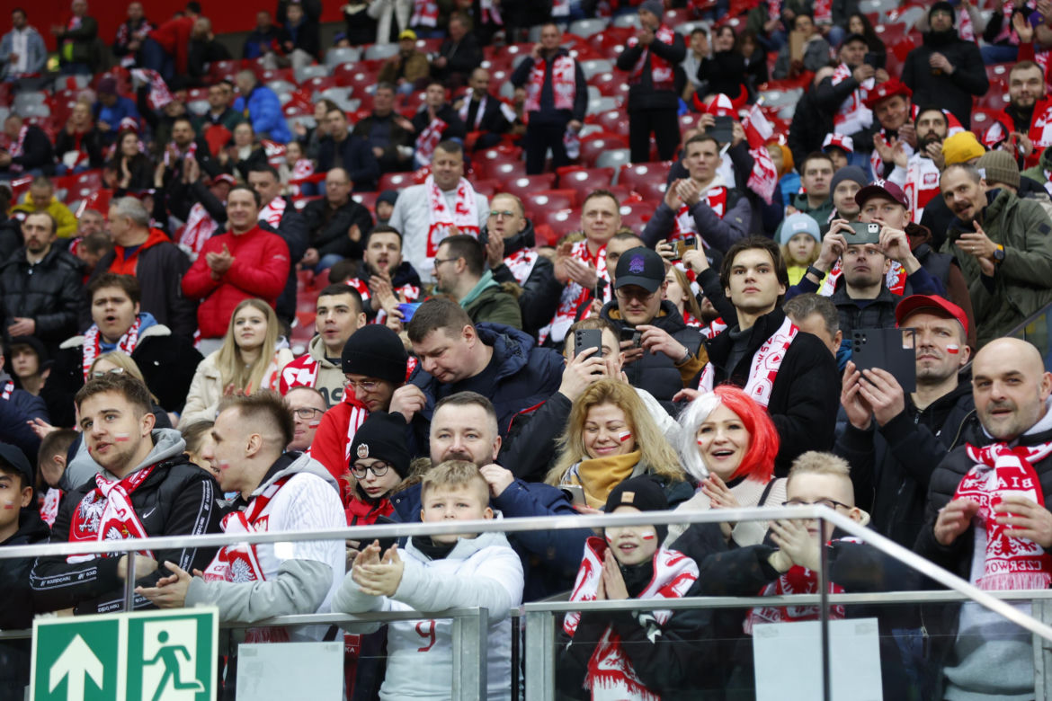 Kibice na meczu Polska - Estonia. Zdjęcia z trybun [21.03.2024]