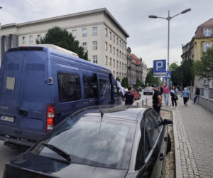 Protest górników i hutników