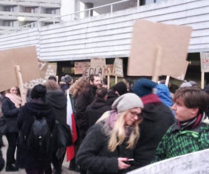 Protest studentów i studentek we Wrocławiu