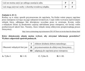 EGZAMIN GIMNAZJALNY 2013 PRZEDMIOTY PRZYRODNICZE - ARKUSZE, ODPOWIEDZI
