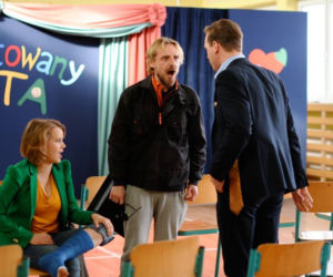 O mnie się nie martw 2 odcinek 11. Krzysiek Małecki (Paweł Domagała), Iga Małecka (Joanna Kulig), Marcin Kaszuba (Stefan Pawłowski)