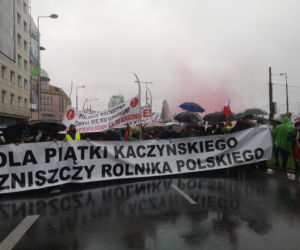 Protest rolników 13.10.2020. UTRUDNIENIA i policja w całej Warszawie