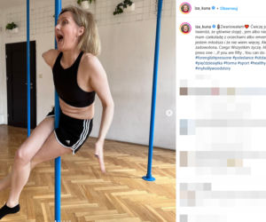  Izabela Kuna tańczy na rurze