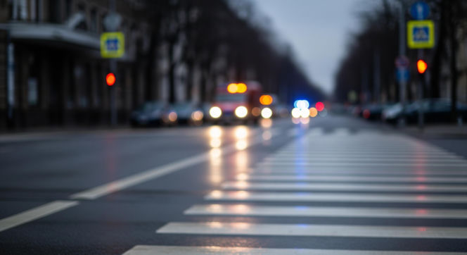 Starsza kobieta nie przeżyła potrącenia w miejscu niedozwolonym