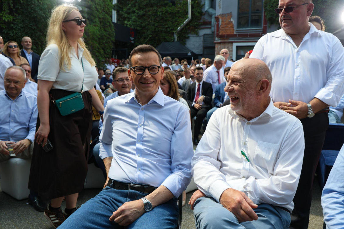 Tak grillował Morawiecki