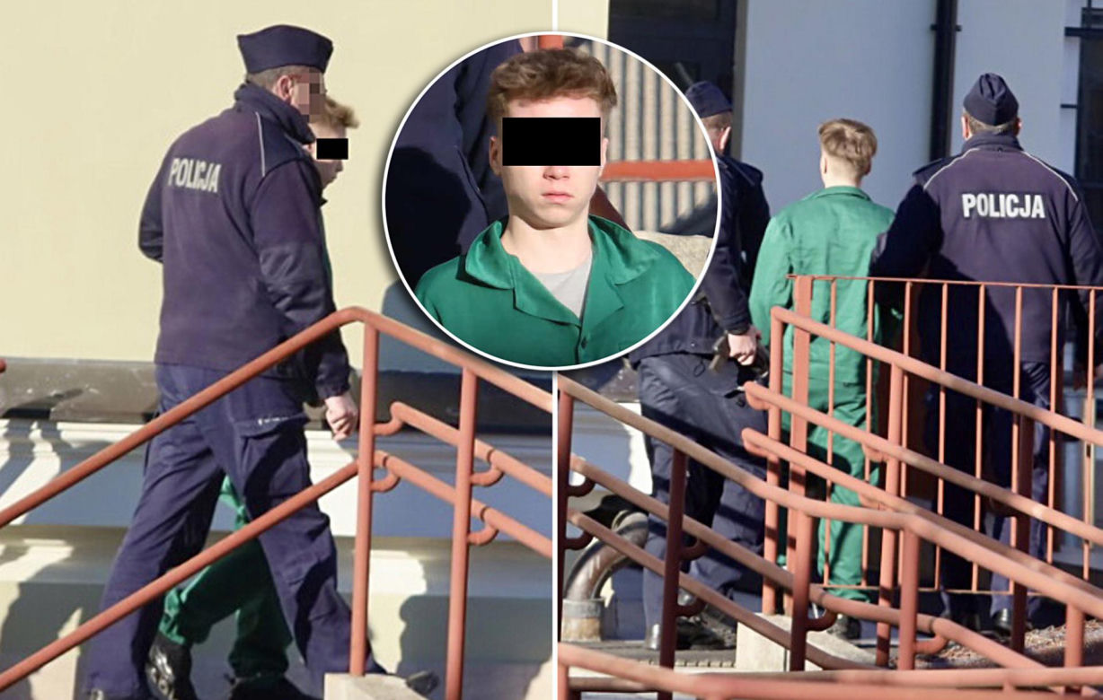 Bartosz G. przywieziony do Prokuratury Okręgowej w Płocku