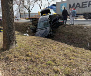 Twarde lądowanie w rowach. Pechowy koniec dwóch różnych podróży
