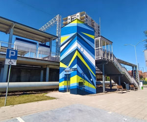 Murale na przystanku SKM Łasztownia
