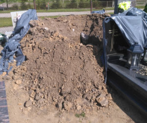 Pogrzeb zamordowanego Artura C. z Dąbrówki