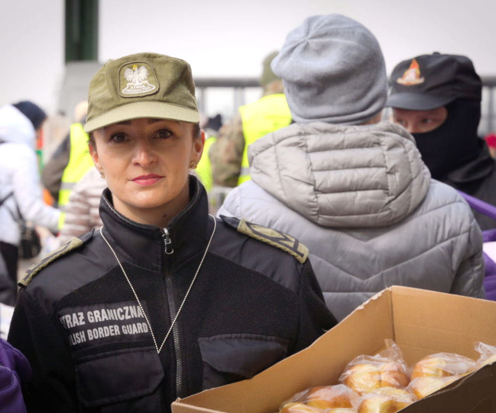 Bieszczadzki Oddział Straży Granicznej pomaga uchodźcom