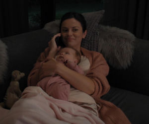 M jak miłość odc. 1919. Kasia (Paulina Lasota), jej córka Zosia