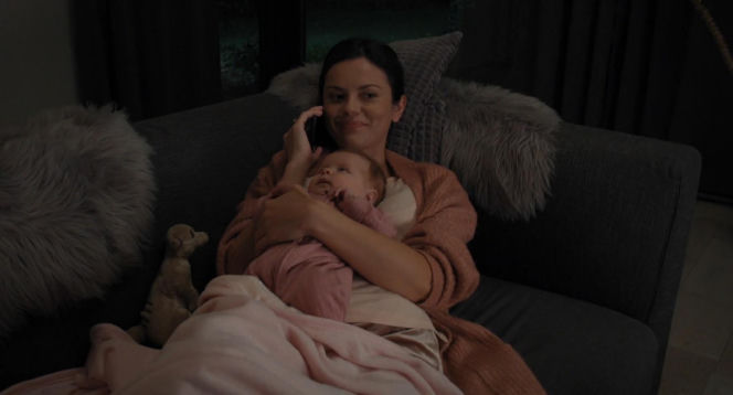 M jak miłość odc. 1919. Kasia (Paulina Lasota), jej córka Zosia