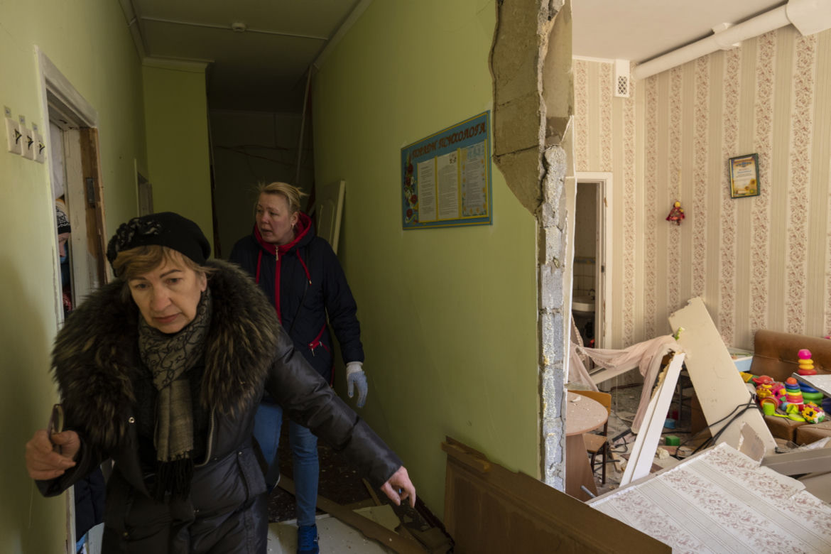 Ukraina. Zbombardowane miasta