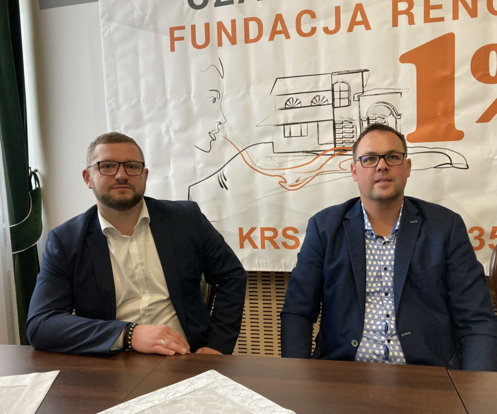 Dawid Zawiliński i Łukasz Koczenasz z Fundacji Renovo