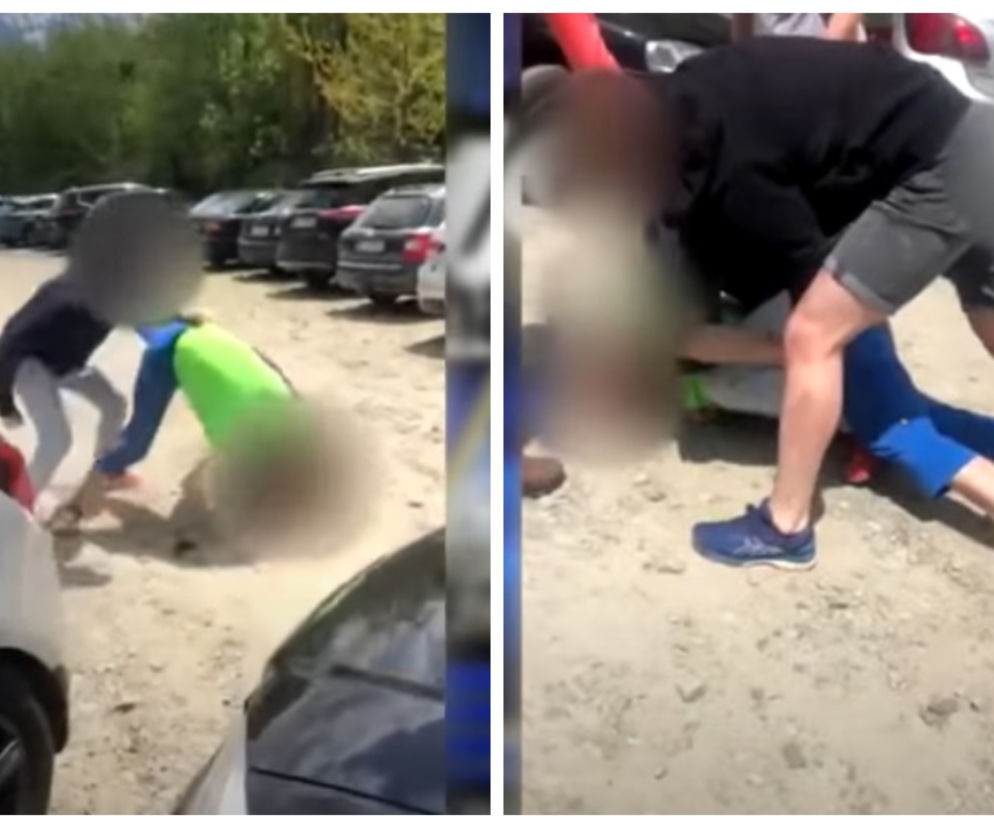 Bójka o miejsce parkingowe niedaleko Morskiego Oka