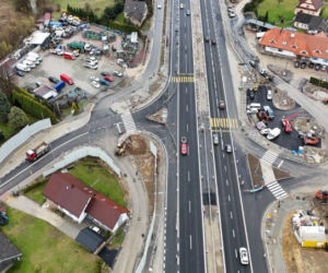 Węzeł z tunelem w Krzyszkowicach na zakopiance DK7