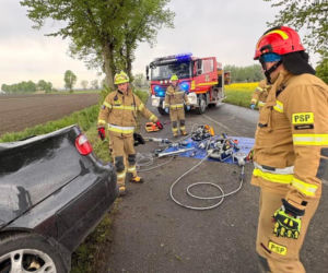 Malborka samochód osobowy z ogromną siłą uderzył w drzewo. Za kierownicą siedziała 19-latka