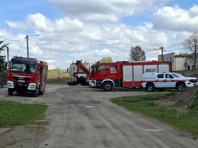 Nieznana substancja w rzece Kamiennej