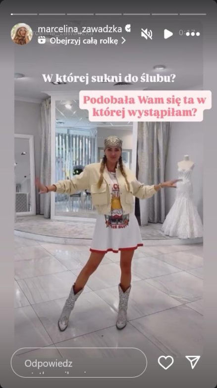 Marcelina Zawadzka jak panna młoda! Fani oniemieli na jej Instagramie