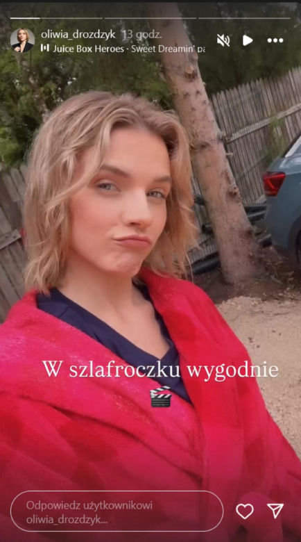 Barwy szczęścia na planie. Janka (Oliwia Drożdżyk)